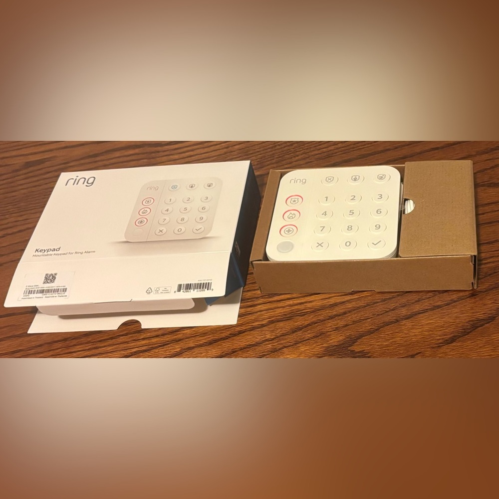 New Ring White Security Keypad